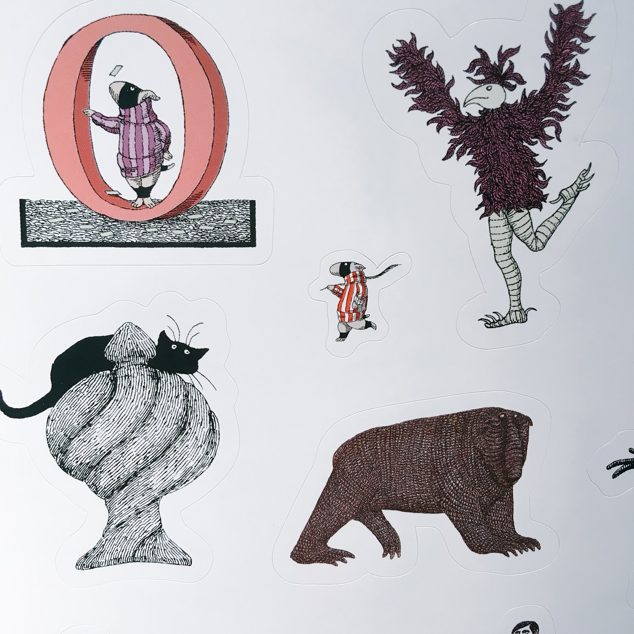 EDWARD GOREY E.D. WARD ステッカーキット ゴーリー シール