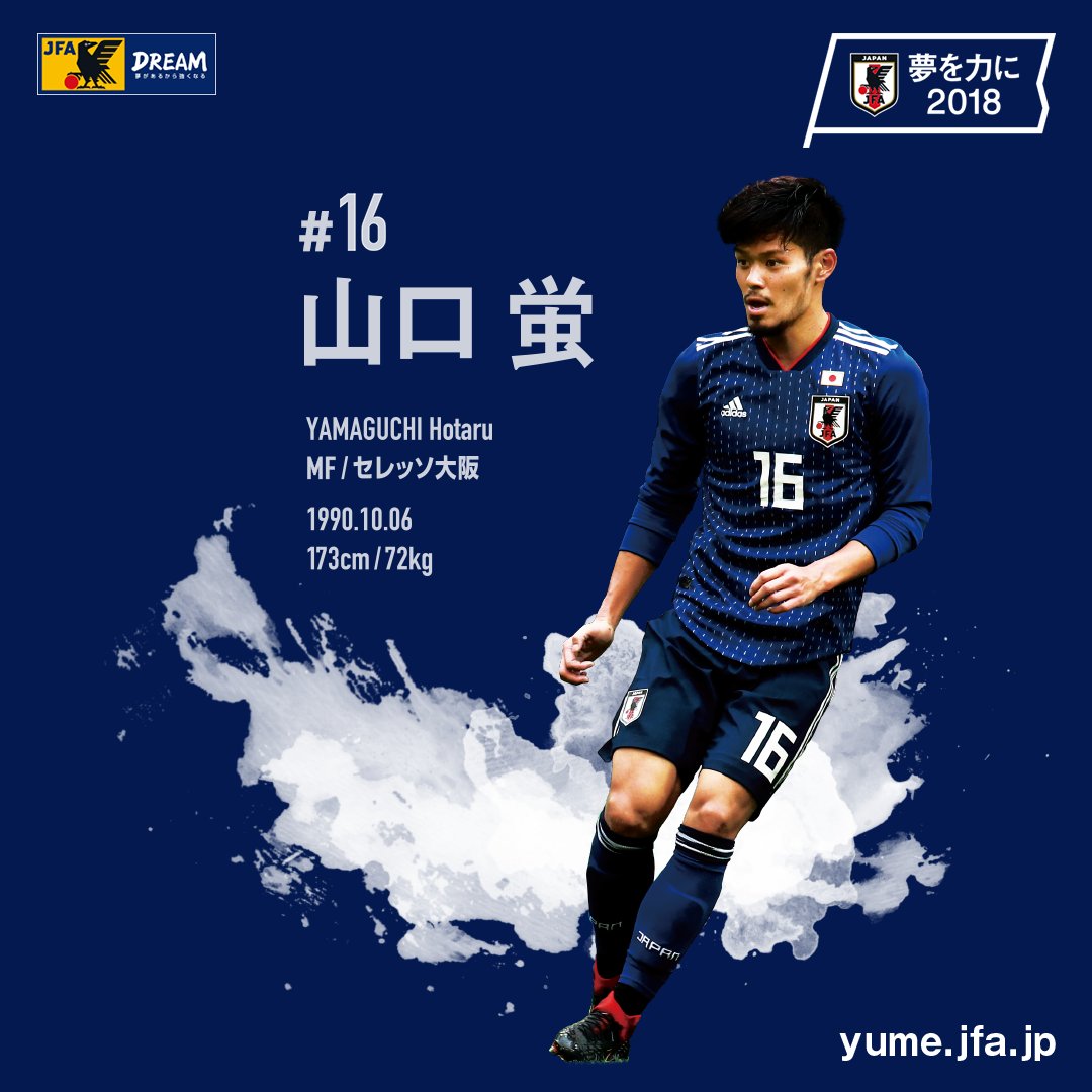 WorldCup 初戦まであと3日！】 日本代表選手のプロフィールをチェック