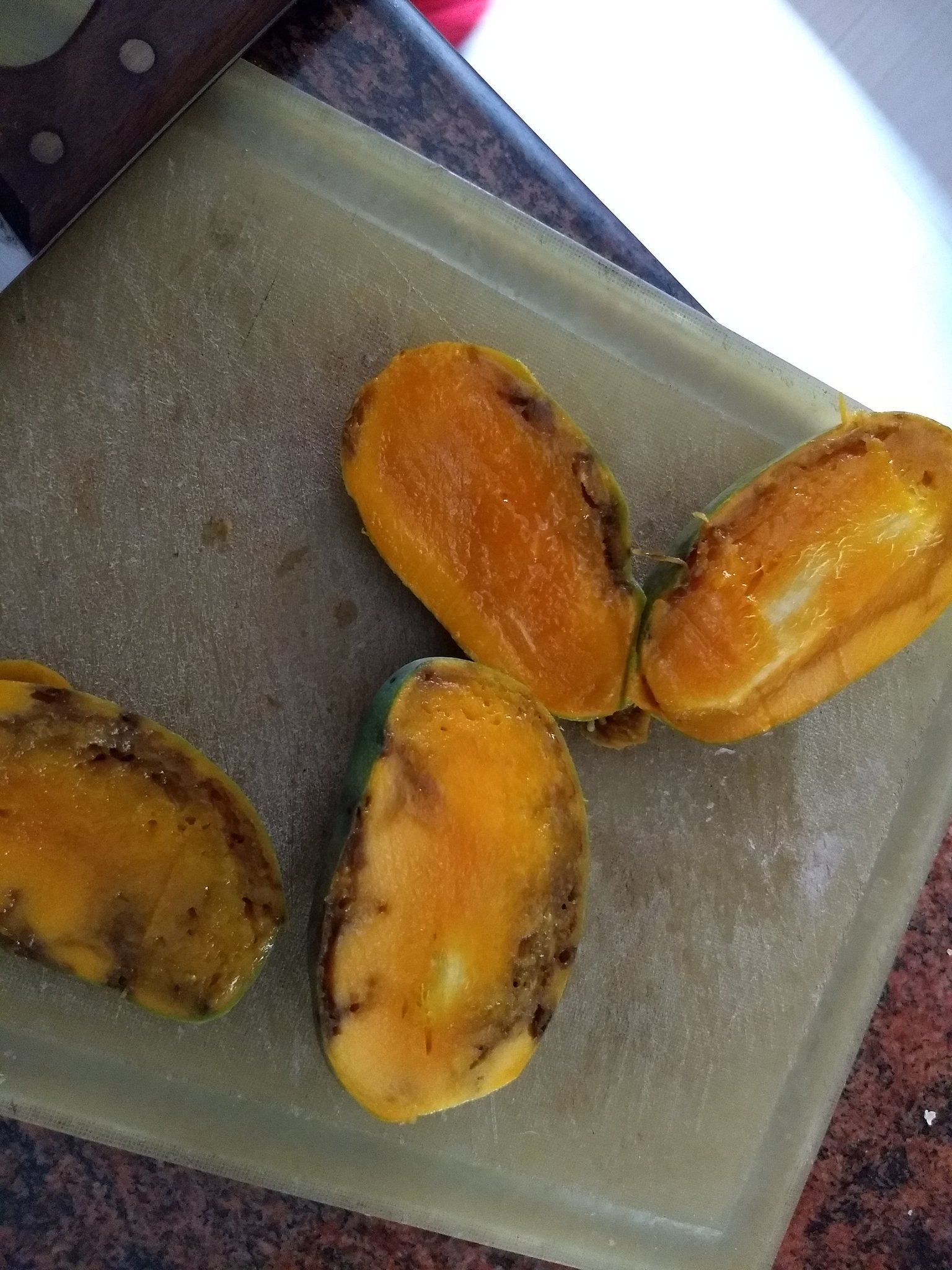 AB on X: @bigbasket_com supplied rotten mango with insects - send #daseri  instead of #kesar as billed  / X