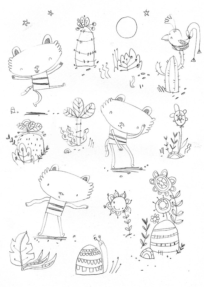 JudyElizabethA's tweet photo. Day 354/365. Tiger practiced his dance moves to the sound of the jungle breeze. #365daysofdoodles #tiger #childrensillustrator #childrensillustration #illustrator #sketch #pencil  #art https://t.co/APqMEYaamL