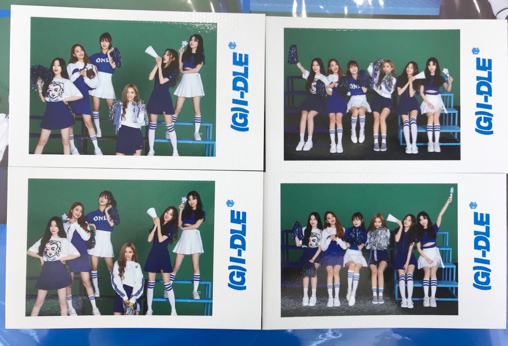 I-DLE　ミンニ トレカ　2018 United Cube Concert 📷] “UNITED CUBE CONCERT: One 2018” (G)I-DLE Group Polaroid #여자