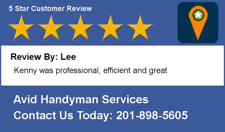 AvidHandyman's tweet photo. Review By: Lee Kenny was professional, efficient and great https://t.co/swDEdFpPAs
