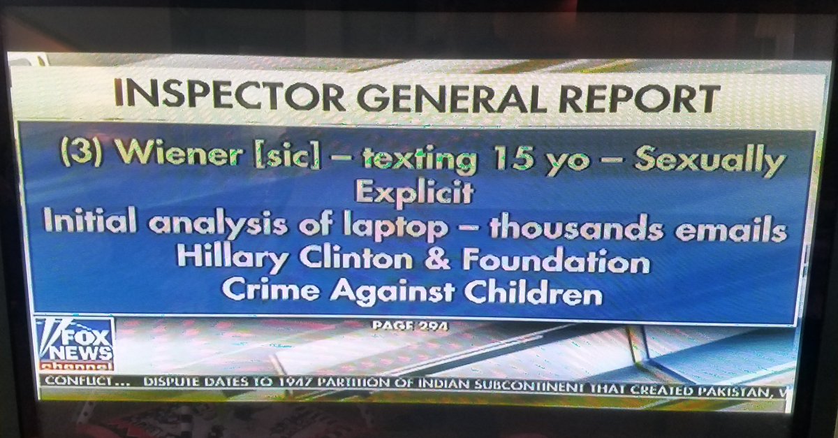 _G_r_e_g__'s tweet photo. The FBI chose to not allow these emails to even be considered in the email investigation. This is just the beginning...
#Q #QAnon #ClintonCrimesAgainstChildren #IGReport #PedoGate #ShowUStheEmails https://t.co/GYfXcuJFdZ