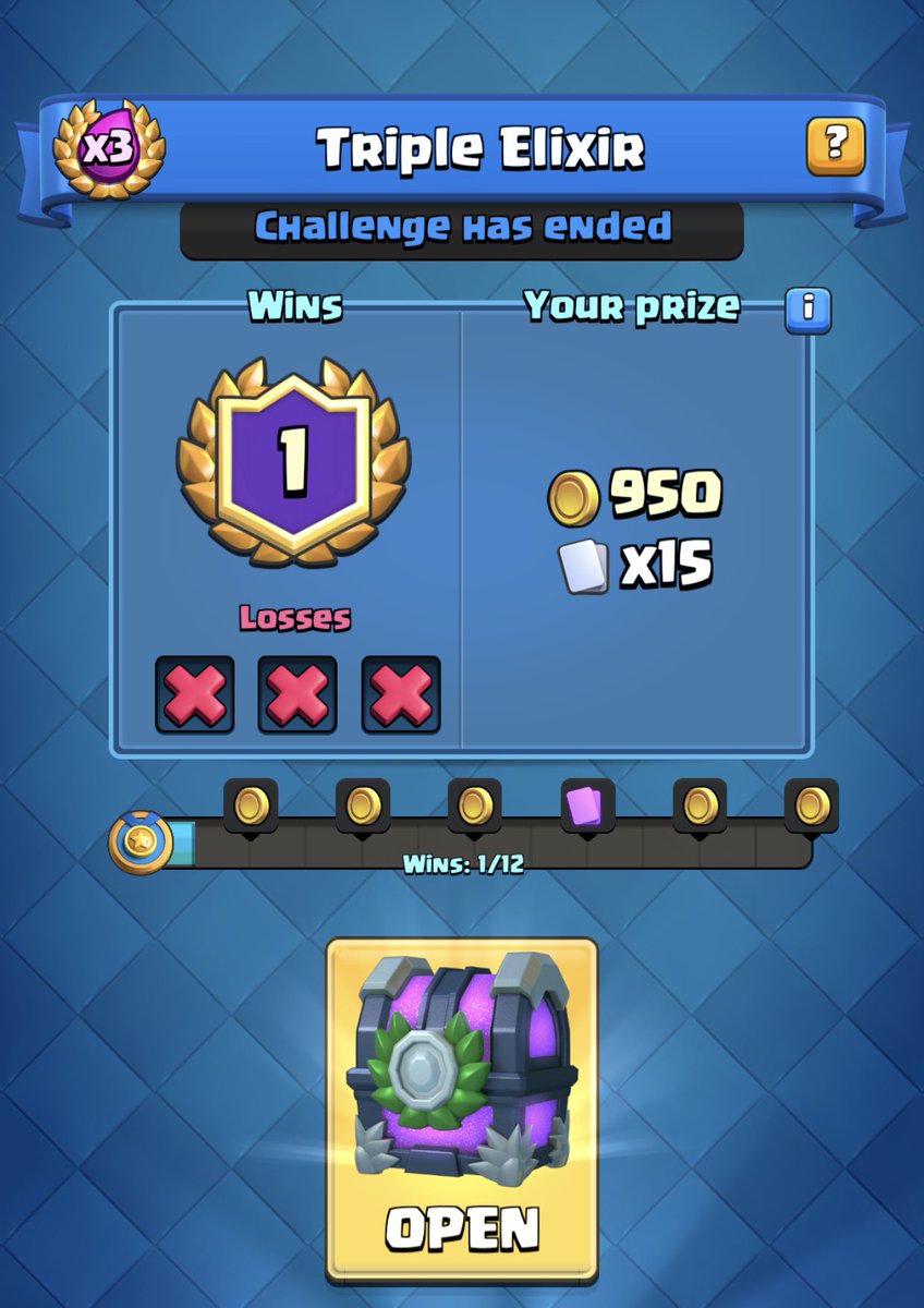 CarlosBitMe's tweet photo. I beat #DoubleElixir on the first try and was quickly eliminated in #TripleElixir π itβs madness! #clashroyale https://t.co/BblKKq5xv1