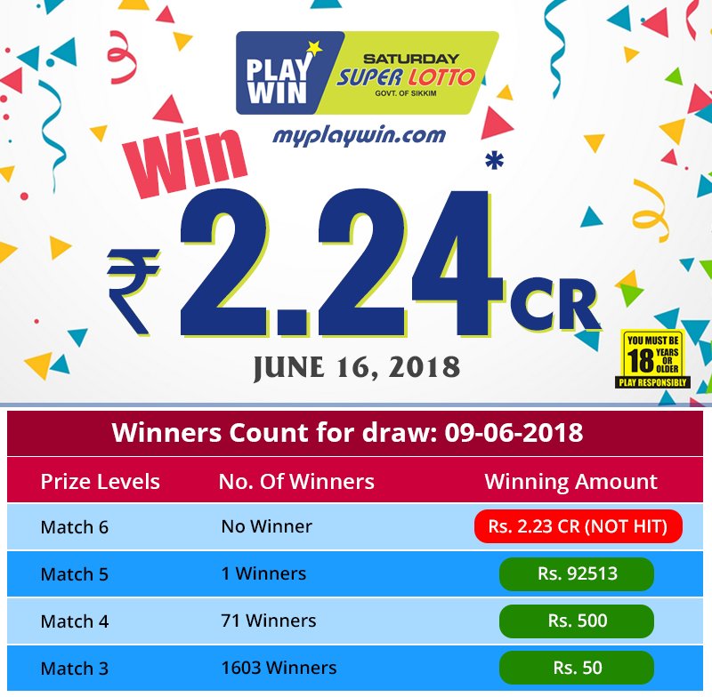 saturday playwin lotto