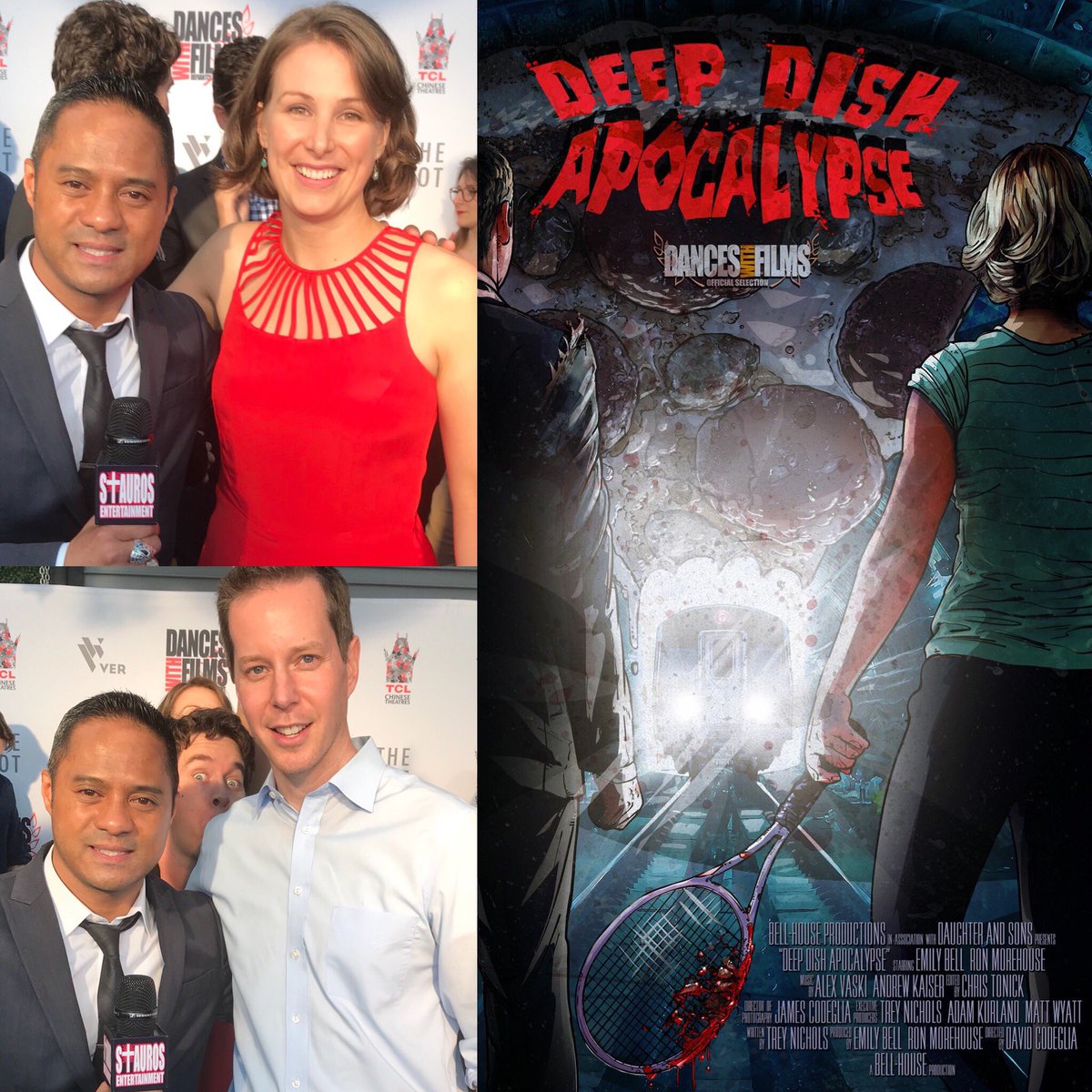 TyroneTann's tweet photo. Wanted 2HelpPromote a #VeryCool #FunLookingFilm madeBy a GroupOf Awesome & SweetTalents! If Ur In L.A 2Night, #CheckOut #DeepDishApocalypse 2NiteAt #1145pm at @ChineseTheatres Starring the Talented; @emilythebell & @ronamorehouse, Directed by @DavidCodeglia! -w/ @danceswithfilms https://t.co/ozlvJBmvte