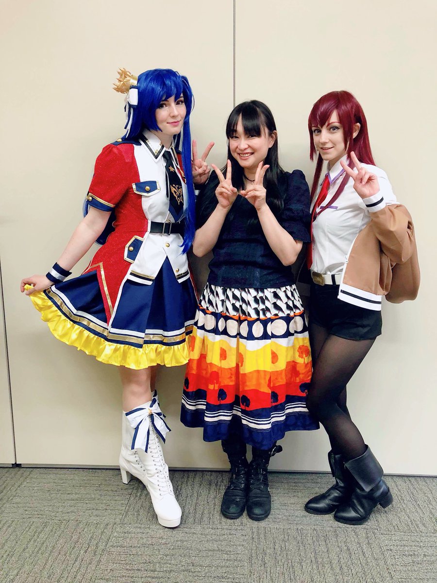 Ioea Official No Twitter Ioea News Aniconメンバーと今井麻美 Asamingosu さんのスリーショット Ioea ポップカルチャーひろしま 今井麻美 Anicon