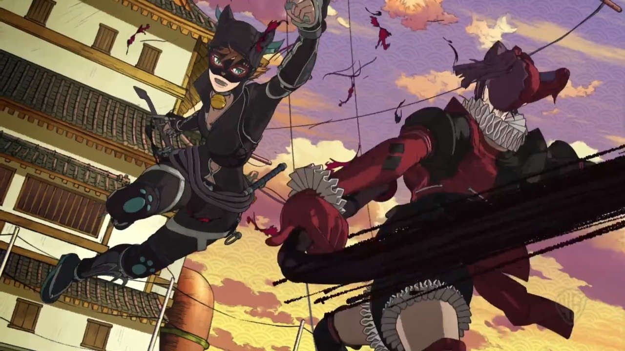 ヒナタカ 映画 ニンジャバットマン アニメの作画のクオリティはもちろん 岡崎能士さんのキャラクターデザインが最高ですな アメコミヒーローとヴィランの特徴を捉えていてめちゃくちゃかっこいい 特にキャットウーマン可愛くないですか T