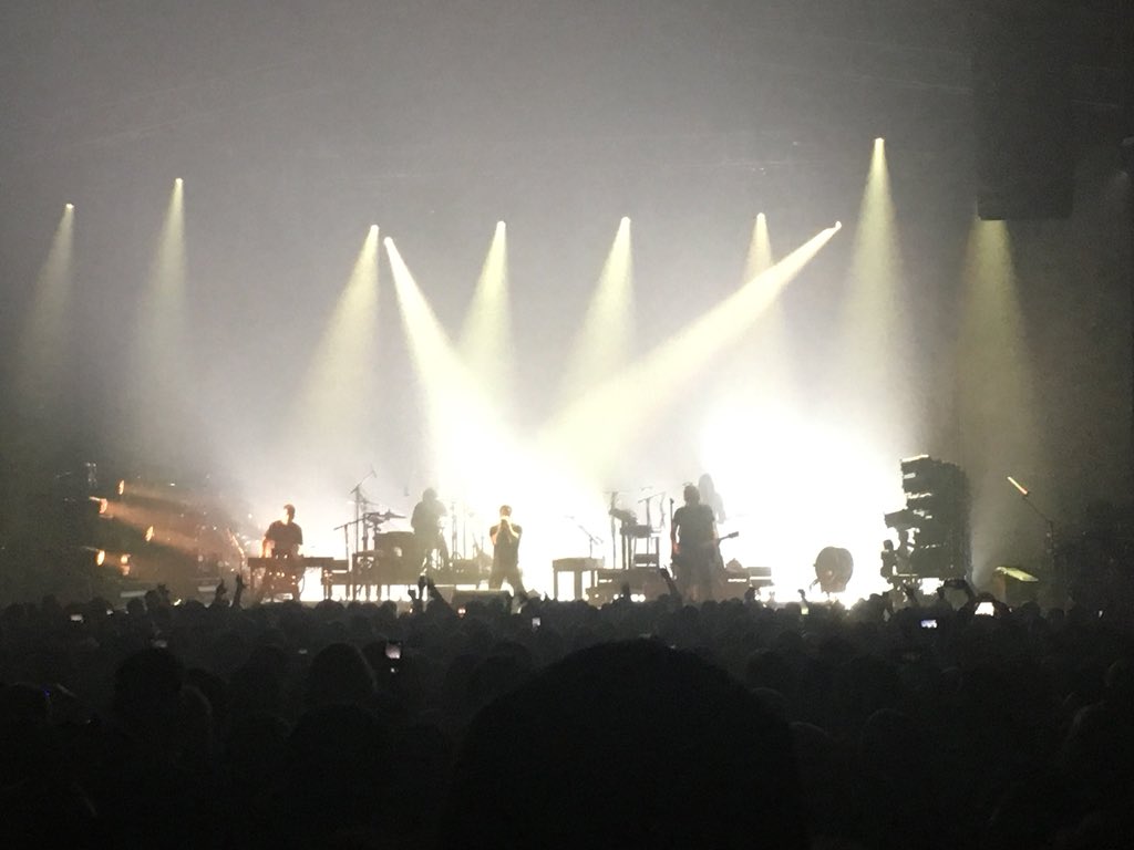 We’re all together for the first time in almost 2 years, taking notes from NIN on how to put on a show.