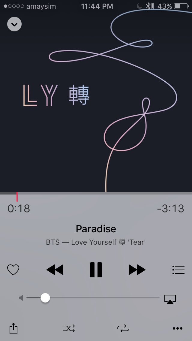 Day 6: Paradise by BTS