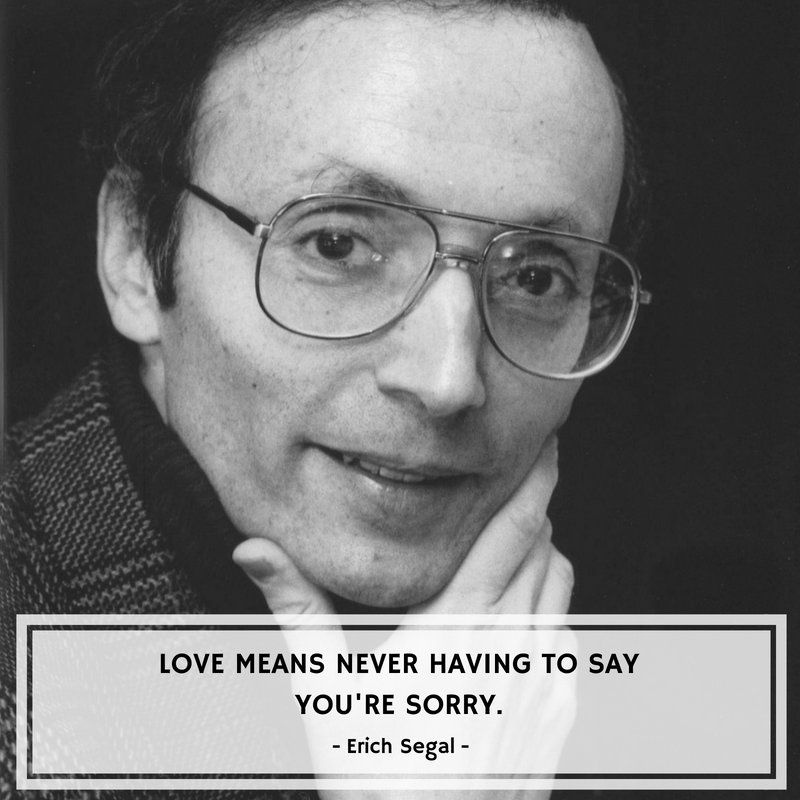 Happy Birthday, Erich Segal - Author of the bestselling 1970 novel \Love Story\.  