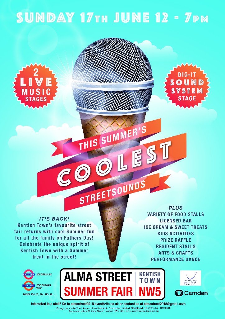 raptround's tweet photo. Tomorrow, #sunday and #FathersDay we will be #almastreet #street #fair with cool sounds and things to do https://t.co/buDUdppxZp