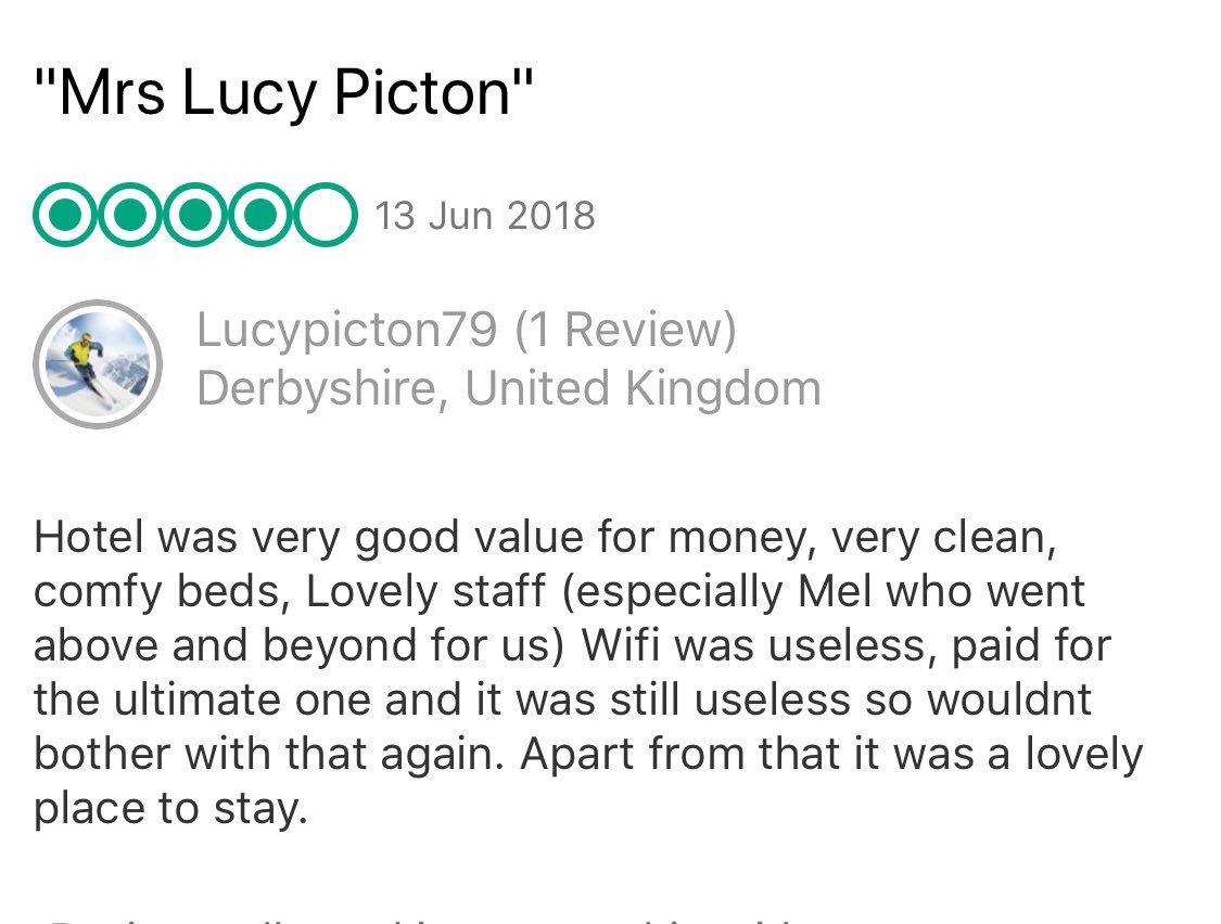 Not a five star but deserves to be highlighted for the lovely comment for Mel.  So proud of my teams dedication to guest! True Purple people! <a href="/katesharpe69/">Kate Sharpe</a> <a href="/SDEBDD/">simon ewins</a> <a href="/RikkiQuinlan/">RQPI</a> <a href="/placemadebyyou/">A Place Made By You</a>