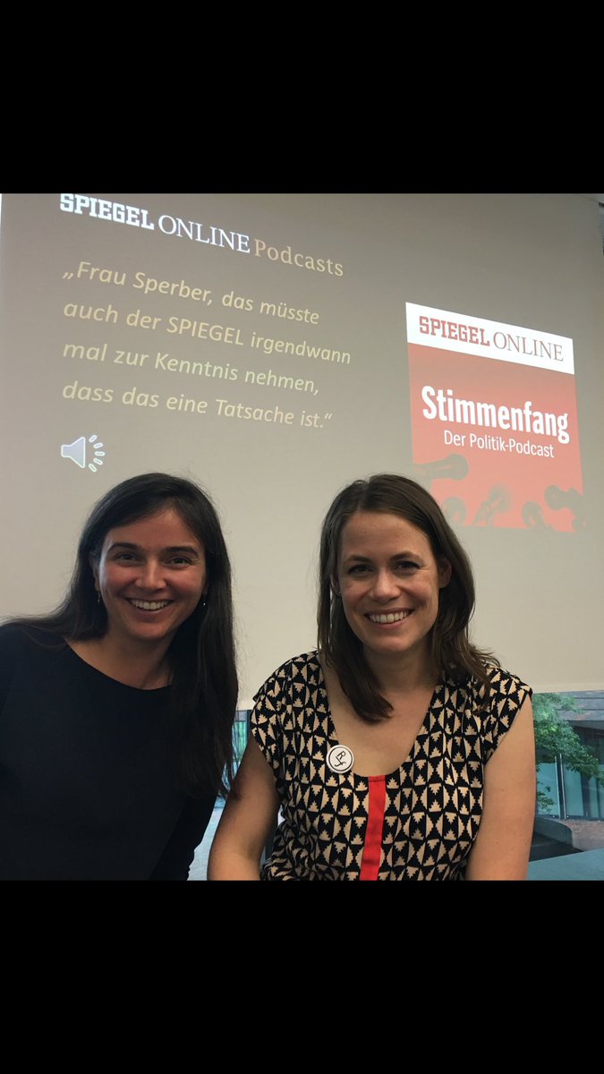 yasyueksel's tweet photo. Mit @SperberS beim ReporterForum über unseren Podcast gesprochen. Toller Austausch! Danke für die Einladung #rewo18 https://t.co/Qa6N1Dblt0