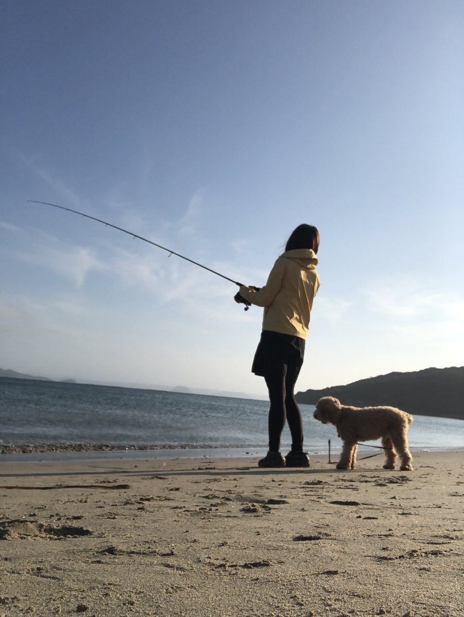 犬と釣り 犬と釣り