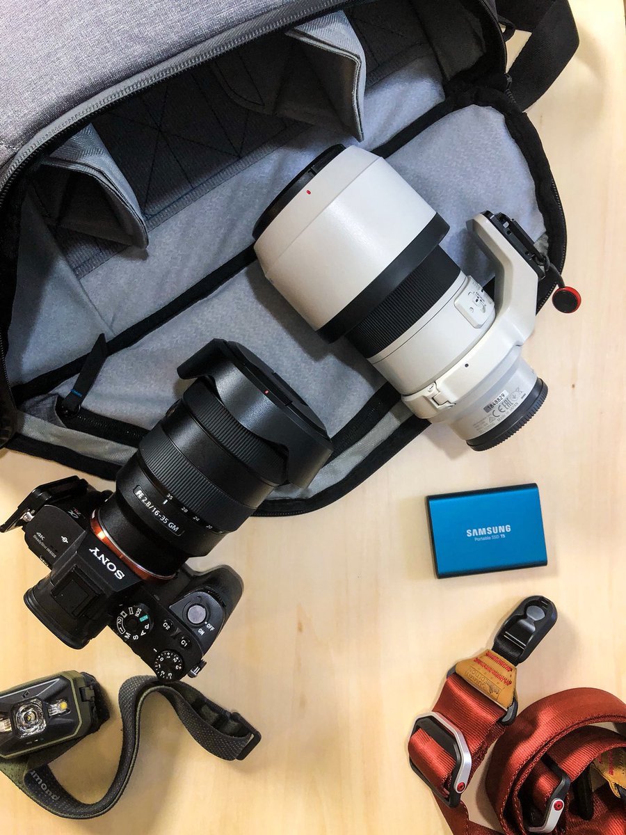 MarkDenneyPhoto's tweet image. My #weekendsetup - travelin light👍
