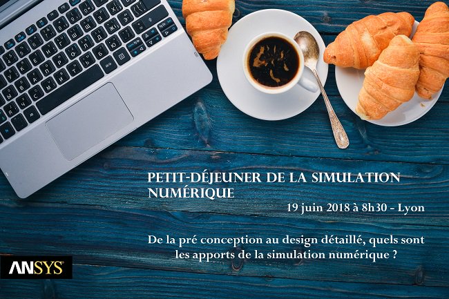 ANSYS's tweet photo. Le Petit-Déjeuner de la #Simulation Numérique by ANSYS, c'est le 19 Juin à Lyon! L’opportunité idéale pour échanger sur les atouts de la simulation numérique! Agenda et Inscription: https://t.co/Hr7ZyNFbrE https://t.co/RLcRC1o4MB