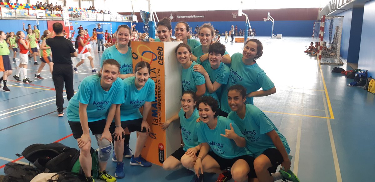 cbkobras's tweet photo. +5!!!! CAMPIONES!!!!! Les nostres noies de l'A aconsegueixen el triplet (lliga, valors i playoff) en la seva segona temporada. Felicitats noies!!! #Kobras #Kobres #Kobris #campiones https://t.co/iOxwIUi0ZY
