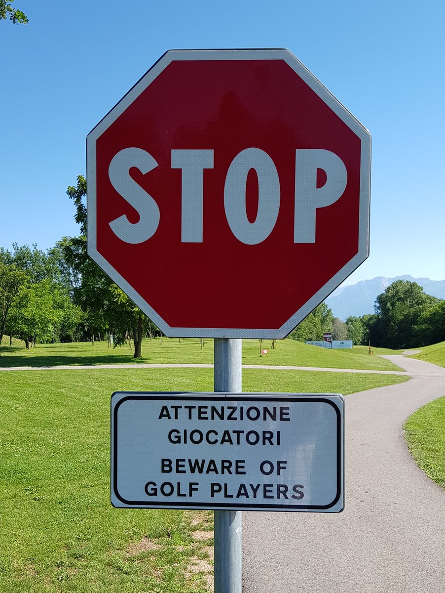 Beware of golf players @StaysureTour @ItalianProTour #golfudine