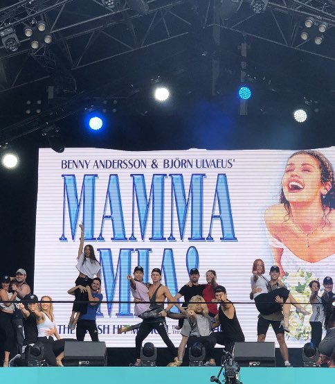 Today <a href="/Anniesouthall/">Annie Southall</a> <a href="/gracemouat/">Grace Mouat</a> <a href="/mayjqb/">Maiya Quansah-Breed</a> will be representing <a href="/GSABAMT2018/">GSA BAMT 2018</a> at <a href="/WestEndLIVE/">West End LIVE</a> Here they are in sound check 😊 <a href="/MammaMiaMusical/">MAMMA MIA!</a> <a href="/sixthemusical/">SIX 👑</a>