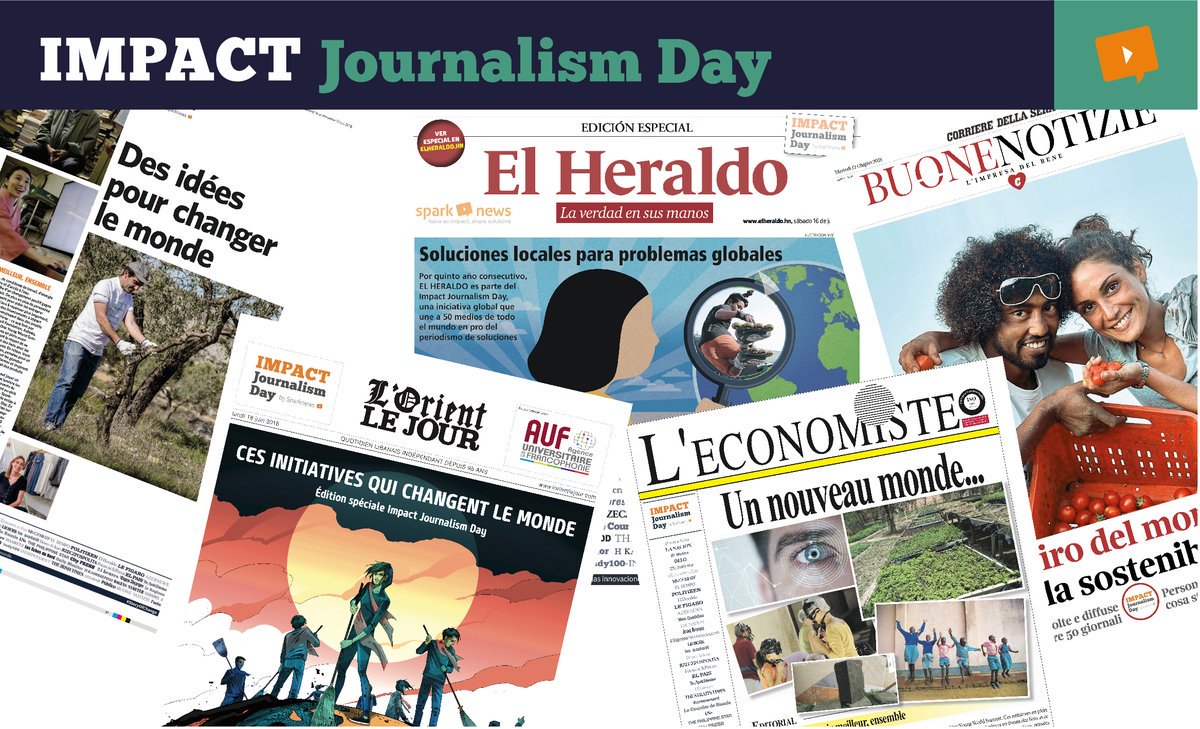 It’s #ImpactJournalism Day! 50 top #media worldwide #share stories on positive, scalable #solutions for #SustainableDevelopment and #SocialInnovation. Read a #StoryOfChange here: impactjournalismday.com/story/sfruttaz… and here: corriere.it/buone-notizie/…, via @CorriereBN