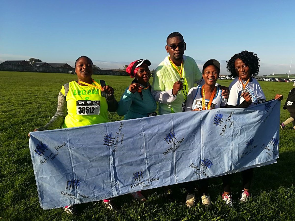 robben_island's tweet photo. In honour of Youth Day, some of our colleagues participated in the Gugulethu Youth Day Race 2018 this morning. We are super proud of them! #YouthDay #Wellness #TeamRIM https://t.co/W0yte4S6KU
