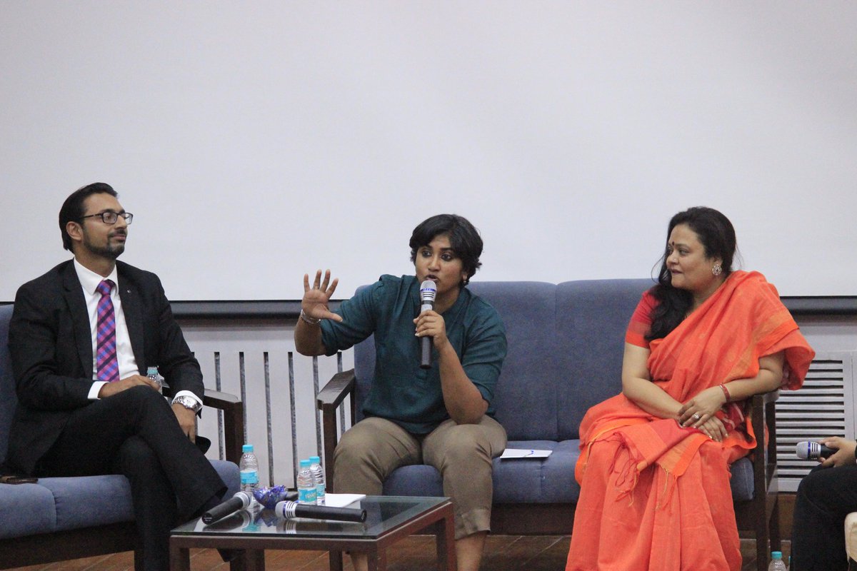 IIM_Udaipur's tweet photo. Ms. Vijayanti Margassery explained politics at workplace using the concept of economics, and the aim to reach a perfectly elastic organization.
#Spandan2018 #HRconclave #HR #IIMU https://t.co/eqfhNfbu0B