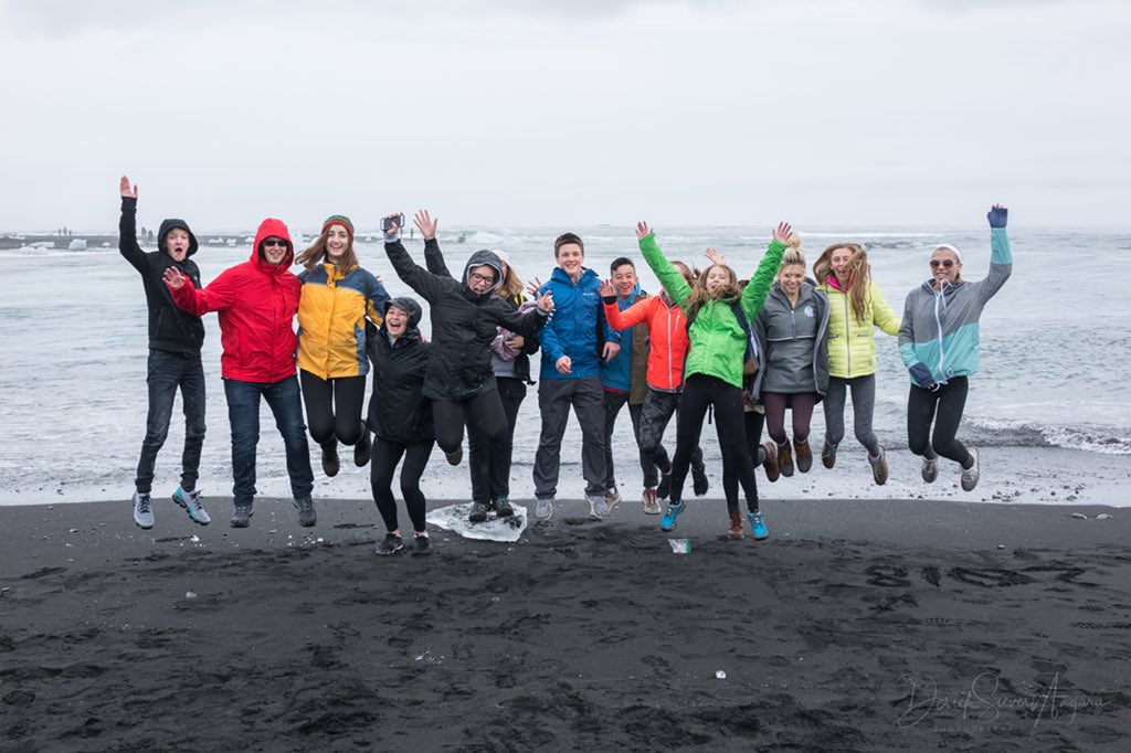 WeGoDirBrittan's tweet photo. Exploring the glaciers...land and ocean #SaintsinIceland https://t.co/hw2E0dbA1v