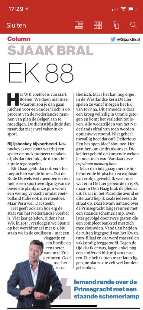 keestoets's tweet photo. Dankzij @SjaakBral gaan we nu helemaal viral met Café Delierious! Leuk stuk Sjaak! https://t.co/UyCEXZXwZm