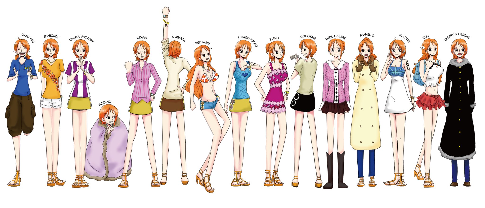 ワンピ離れし始めてるまーがれっと ナミさんコレクション
