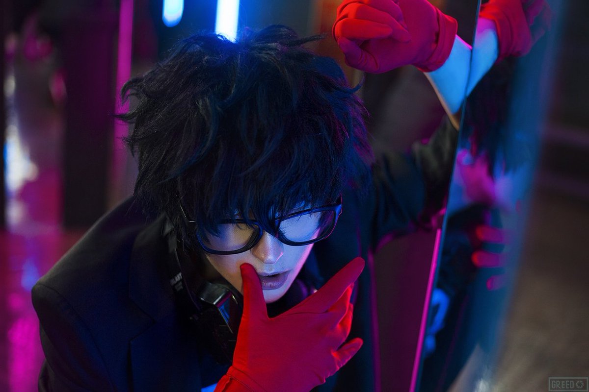 Your Neon Joker xD Ph: @Fokken_Greed #Persona5 ペ ル ソ ナ 5 #cosplay.