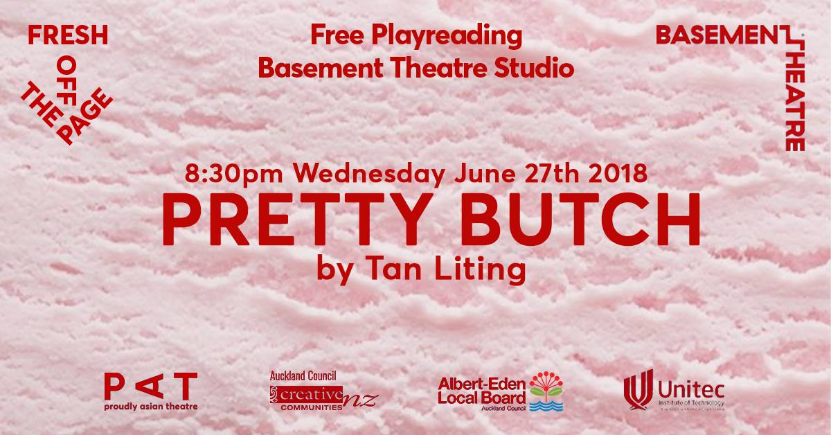 Our latest reading is fresh from Singapore - Pretty Butch by Tan Liting! Queer perspectives on masculinity collide on June 27th, 8.30pm <a href="/Basementspace/">Basement Theatre</a>
