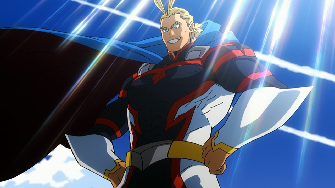 僕のヒーローアカデミア The Movie ワールド ヒーローズ ミッション 公式 先代 ワン フォー オール 継承者 志村菜奈から個性を受け継いだ 平和の象徴 オールマイトの若き姿が観られる 映画 僕のヒーローアカデミア The Movie 2人の英雄 は8月3