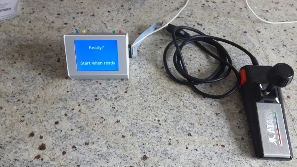 Hacked my Tingbot to add external I/O ready to link up to #MicroPiMaze timer controls. Added bonus - I can now play Tingbot Snake with a joystick 😀 <a href="/thetingbot/">Tingbot</a>