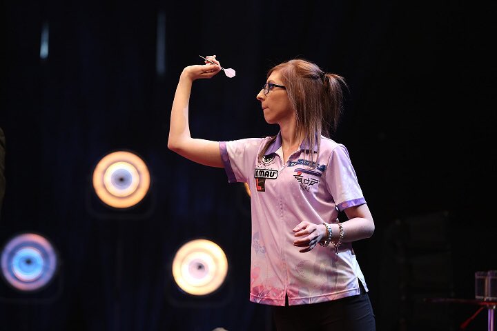 bhdarts's tweet photo. 👀 Fallon Sherrock is in some unbelievable form at the moment! 

🏆 Belfry Open 
🏆 Bruges Open 
🏆 World Trophy 
🏆 Swiss Open
🏆 Helvetia Open

👏 @Fsherrock is currently into the semi-finals in Selsey as she looks to make it six from six! https://t.co/wJrWY7XOts