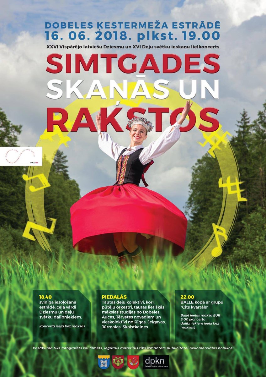 Esam ceļā uz Dobeli, lai izdejotu simtgades rakstus simtgades skaņās! 🇱🇻💃🏻🕺🏼 Tiekamies!