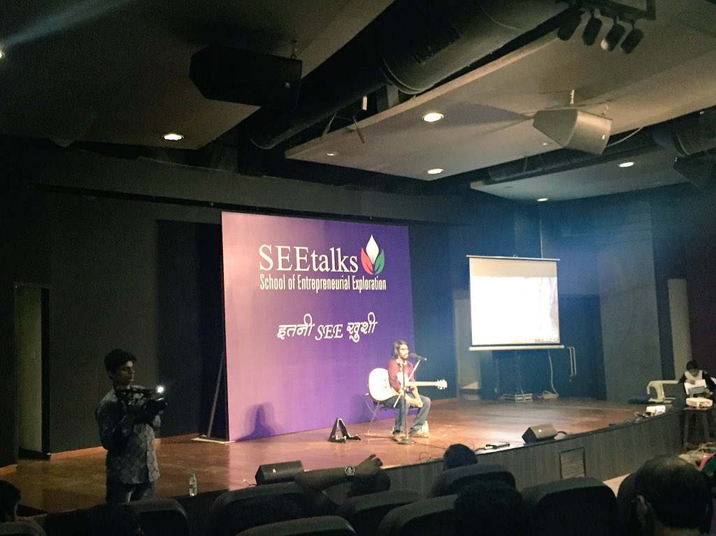 shrn09's tweet photo. Cancer never discriminates says Saurabh Nimbkar at the 3rd edition of @SEEtalks_! #SEEtalks2018 https://t.co/qOSEEp7Ijb