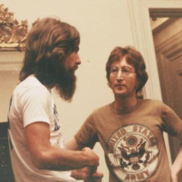 #OTD 16JUN1971 George and <a href="/johnlennon/">John Lennon</a> jam in NYC. John invites George to play on his next album #Imagine.