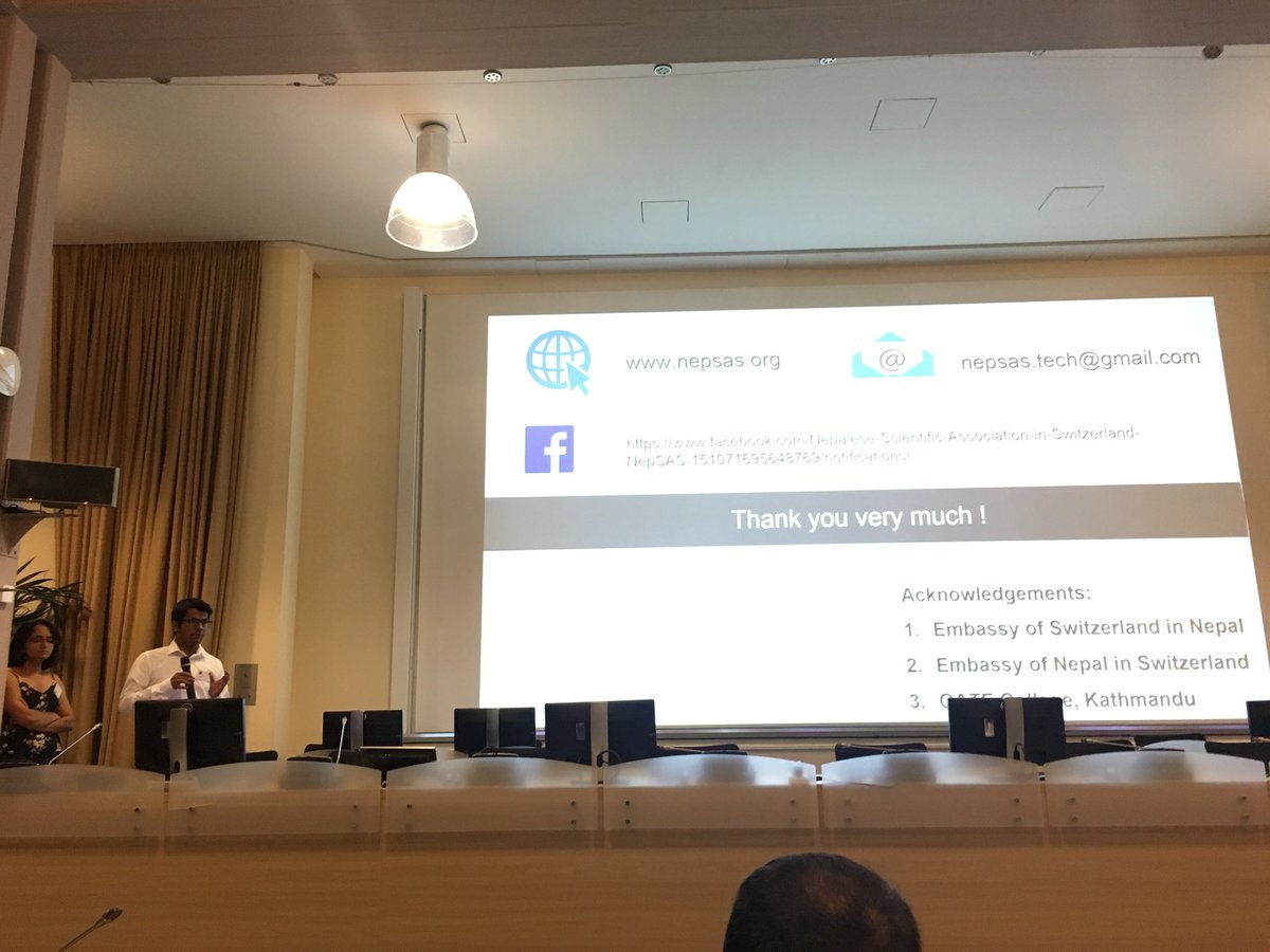 goviupadhyay's tweet photo. Great atmosphere @CERN with #NepSAS. Great to see so many inspiring initiatives by Nepalese diaspora in switzerland. https://t.co/tEMpyhQv8c