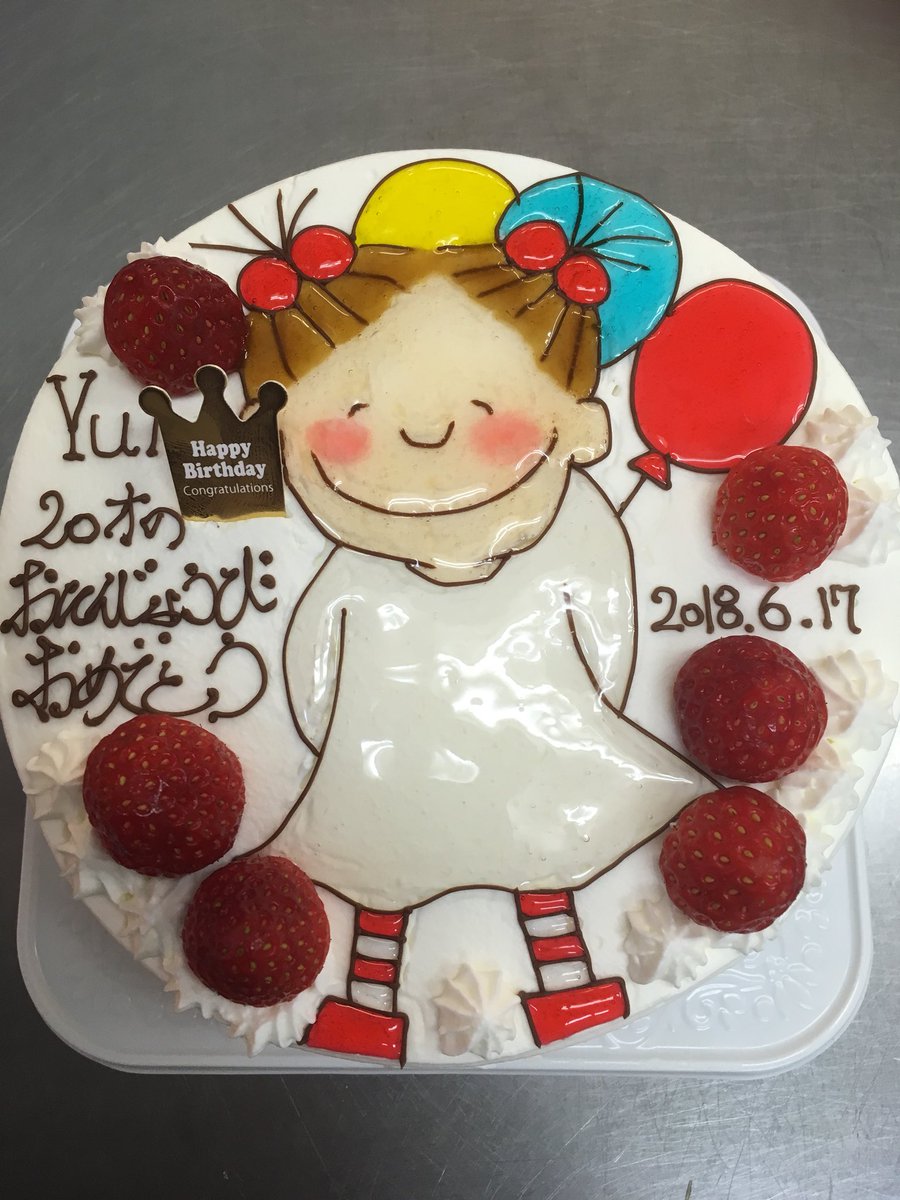 ট ইট র マリオネット売り子 Kozue ゆいさん おめでとう ケーキ スイーツ パティスリー 市原市マリオネット パティスリーマリオネット 千葉県ケーキ屋 市原市ケーキ屋 洋菓子店 イラストケーキ イラストデコレーション キャラデコ 市原市