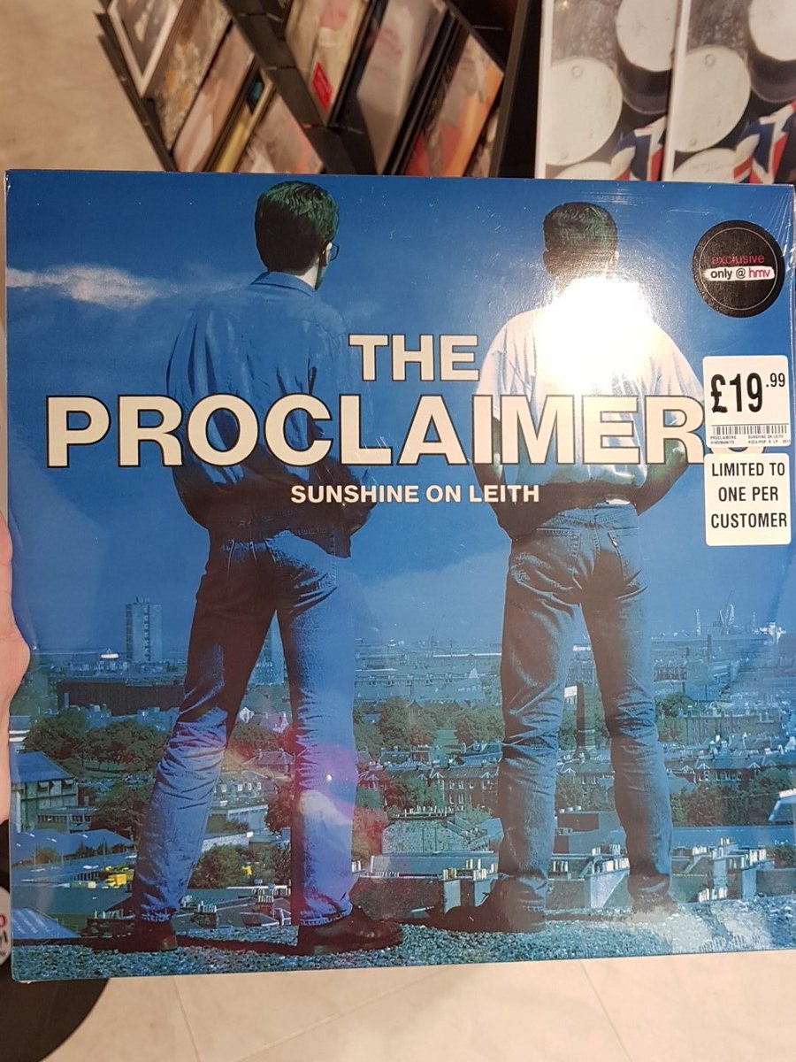 hmvKingston's tweet photo. We have now sold out of the proclaimers. Still lots of other #hmvExclusive #vinyl in store! 
#hmvLovesVinyl https://t.co/xCHtJiUwMQ