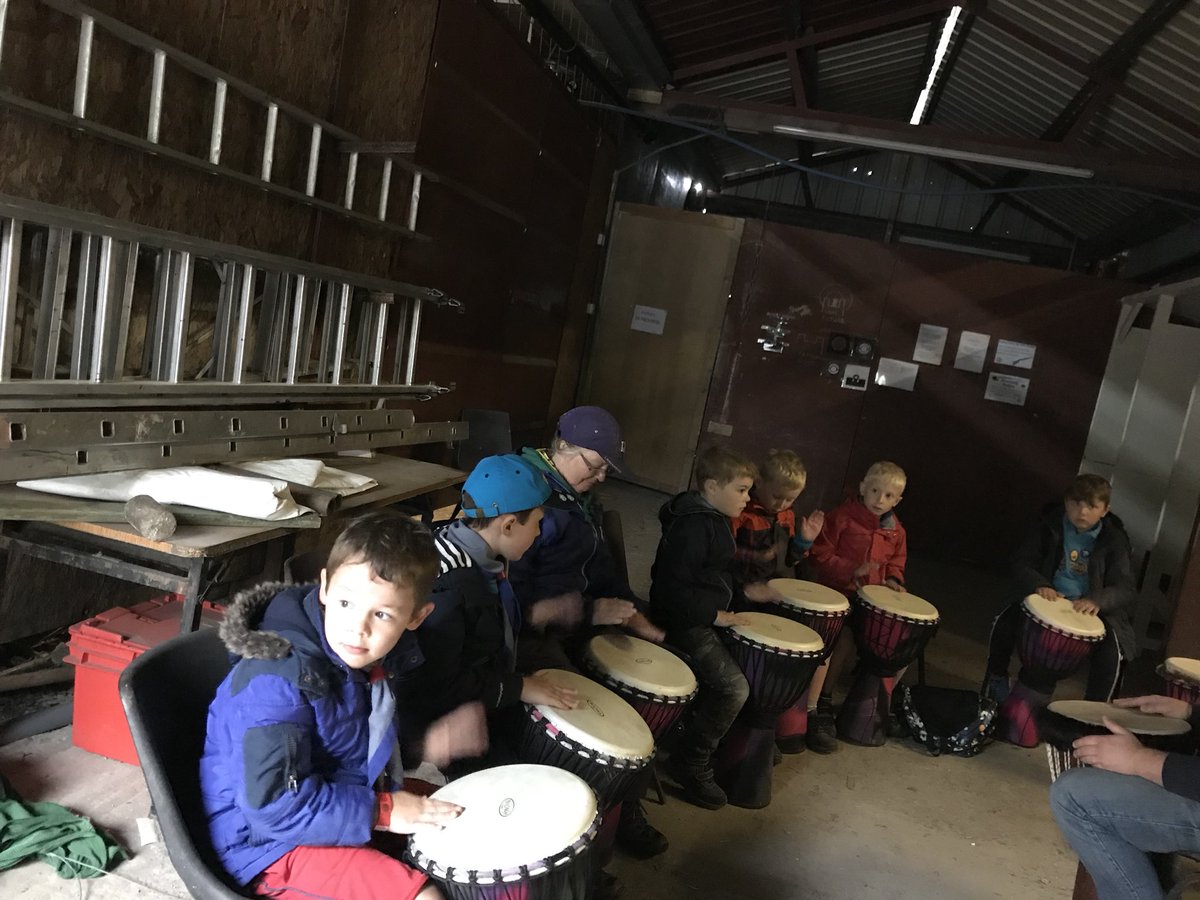 Beavers doing what they do best, making noise!