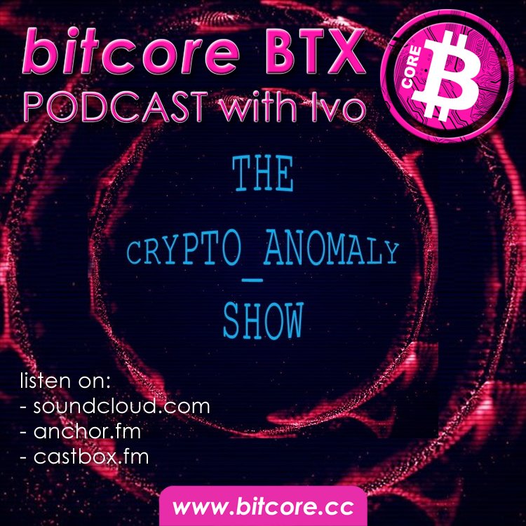 Bitcore_BTX's tweet photo. $BTX New Podcast with Ivo.

Today we have another podcast for you from crypto_anomaly with our core member Ivo, talking in-depth about BTX and our future plans.

Listen to it here: https://t.co/Sk4Dd6sovo

#BTX #Bitcore #crypto #blockchain #cryptocurrency #BTC #altcoin #altcoins https://t.co/RNhvAAlndt