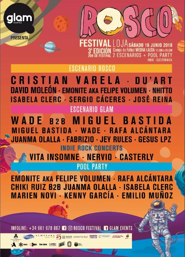 Hoy se celebra en Loja (Granada) la tercera edición de Rosco Festival 🎉🎵

📍 Desde las 12:00 se está celebrando la Pool Party 

📍 A las 20:00 comenzará la programación de los escenarios Rosco y Glam 

houseandujar.wordpress.com/2018/06/16/ros…