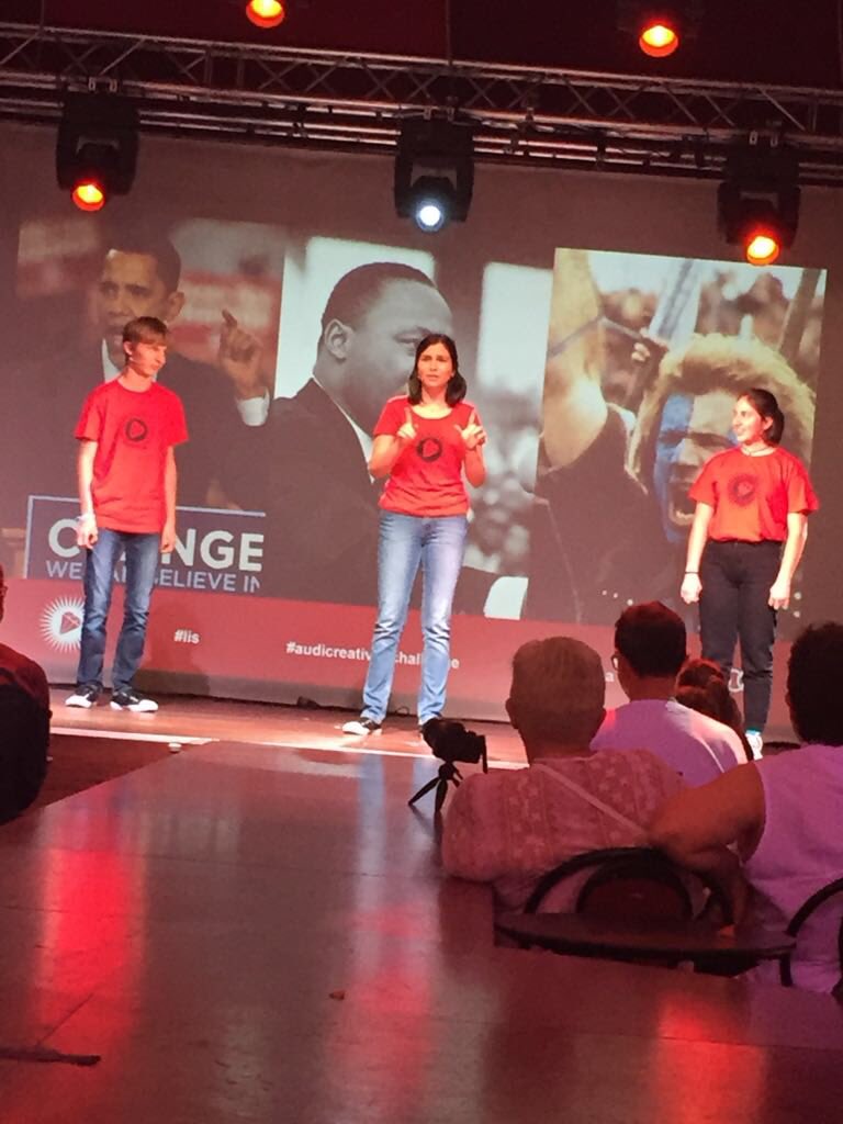 esther_gago's tweet photo. Mucha suerte chicos en la final!!! Lo habéis hecho genial. #lis_acc @audicrea https://t.co/h2D3NeNP7N