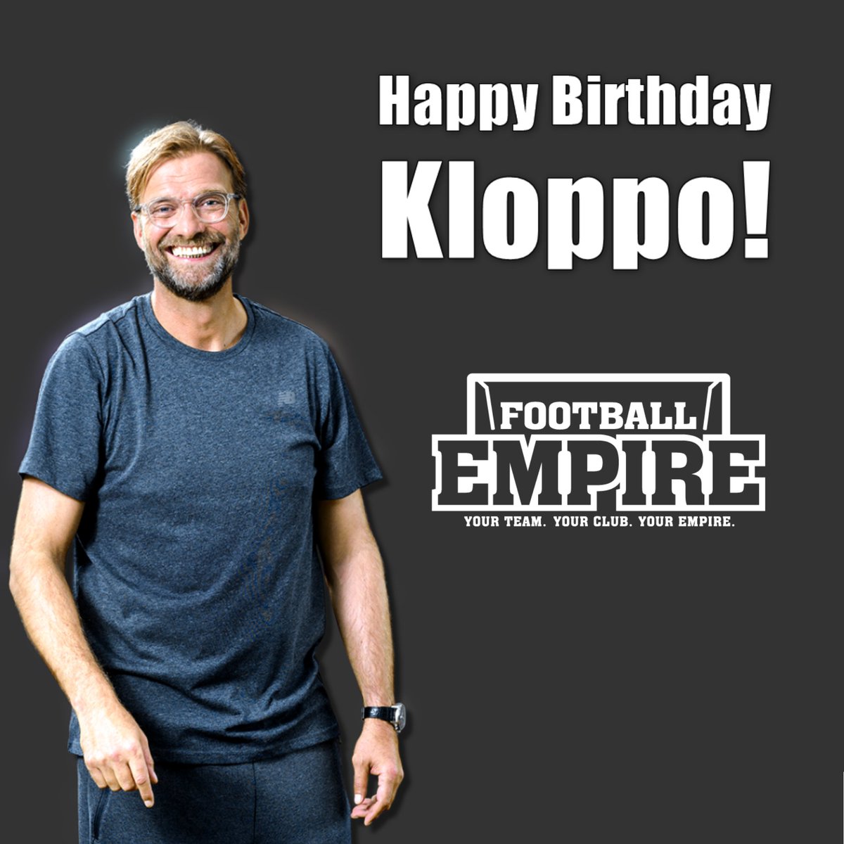 Happy Birthday Kloppo! ✌ #juergenklopp #LFC #birthday
