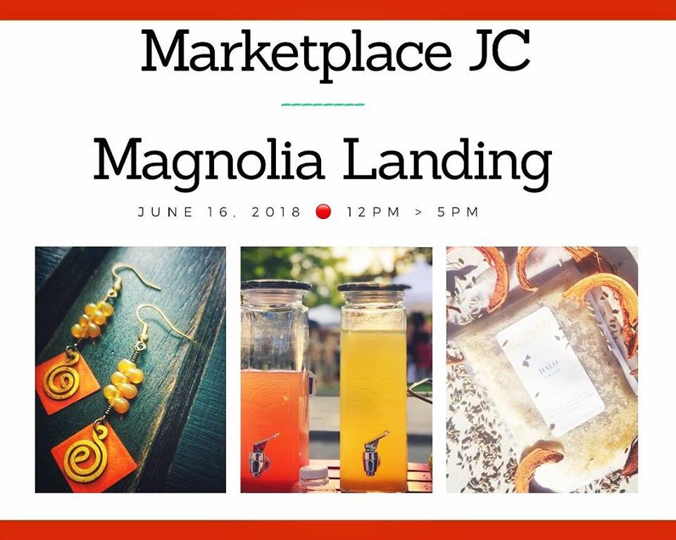 <a href="/marketplaceJC/">marketplaceJC</a> happening TODAY from 12-5 at Magnolia Landing (136 Magnolia Ave) in JC! Swing by to support local artists, small biz owners, food and to enjoy some live music courtesy of <a href="/RiverviewJazzJC/">RiverviewJazz.org</a> 

facebook.com/events/1587