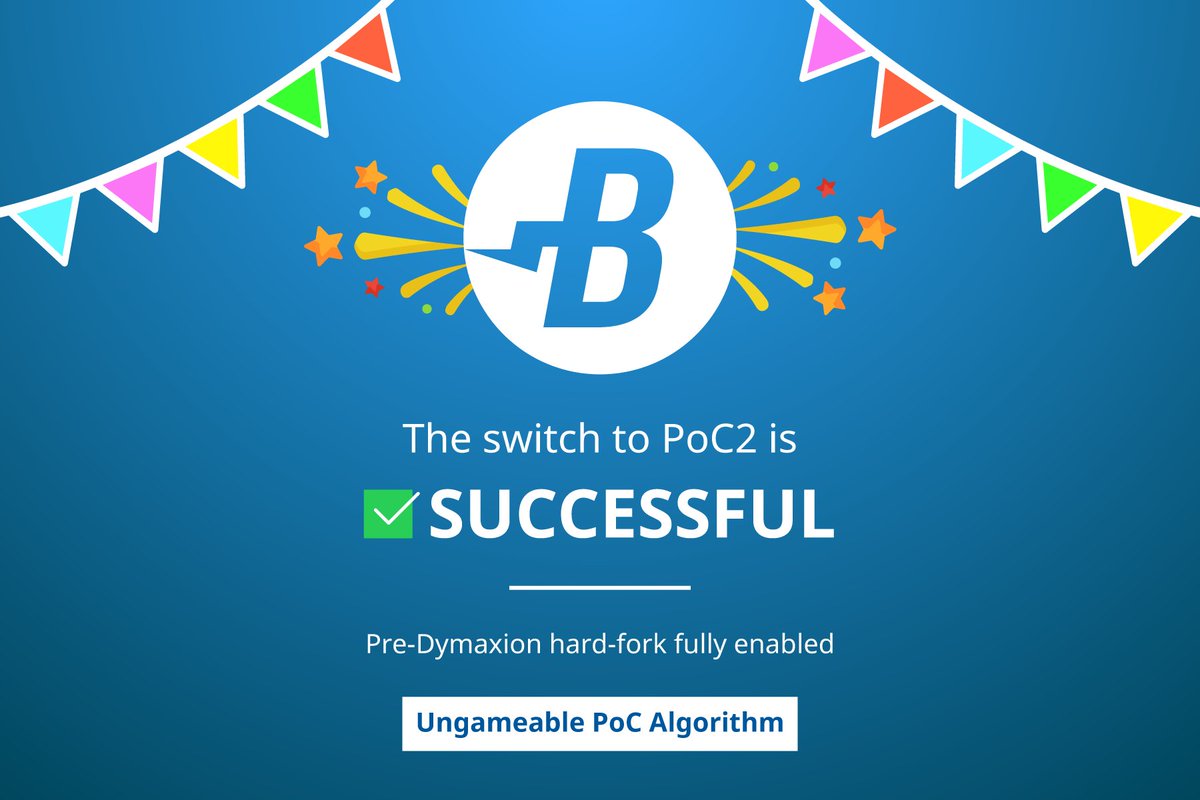 PoC_Technology's tweet image. The switch to PoC2 is a SUCCESS! $BURST #burst #burstcoin