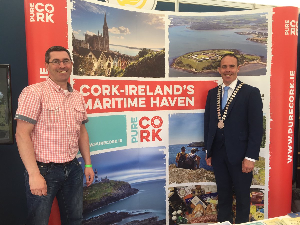 Look who rocked up to the ⁦<a href="/Corkcoco/">Cork County Council</a>⁩ tourism stand! ⁦⁦<a href="/mayor_co_cork/">Mayor of the County of Cork</a>⁩ #purecork