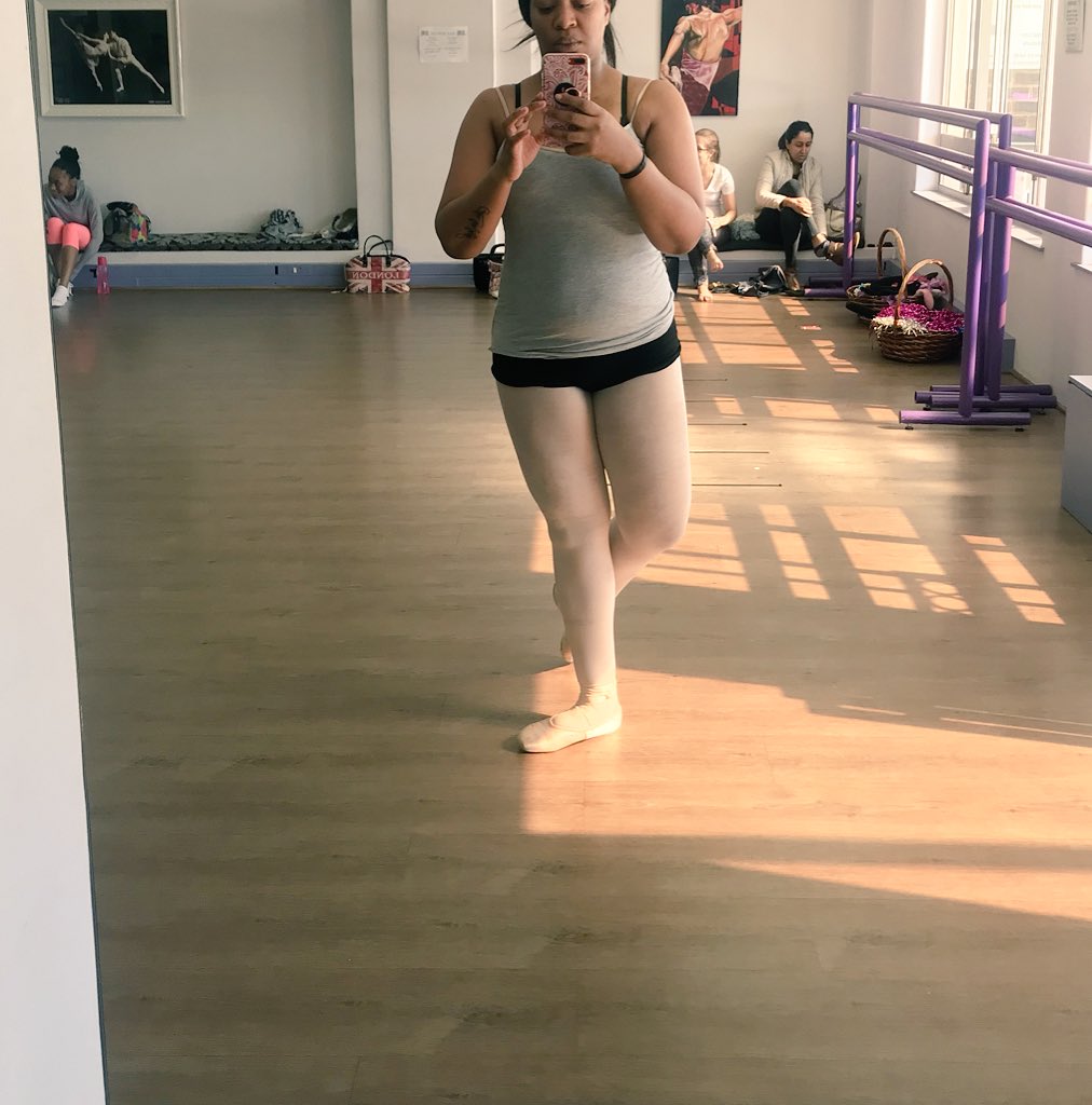 VinylAngel's tweet photo. Awesome class this morning, as almost sick as I am. My teacher is so impressed with me, (told ya’ll muscle memory is a real thing,) I even have a show in September 💃🏽💃🏽💃🏽 https://t.co/fKG5PgSZ2v